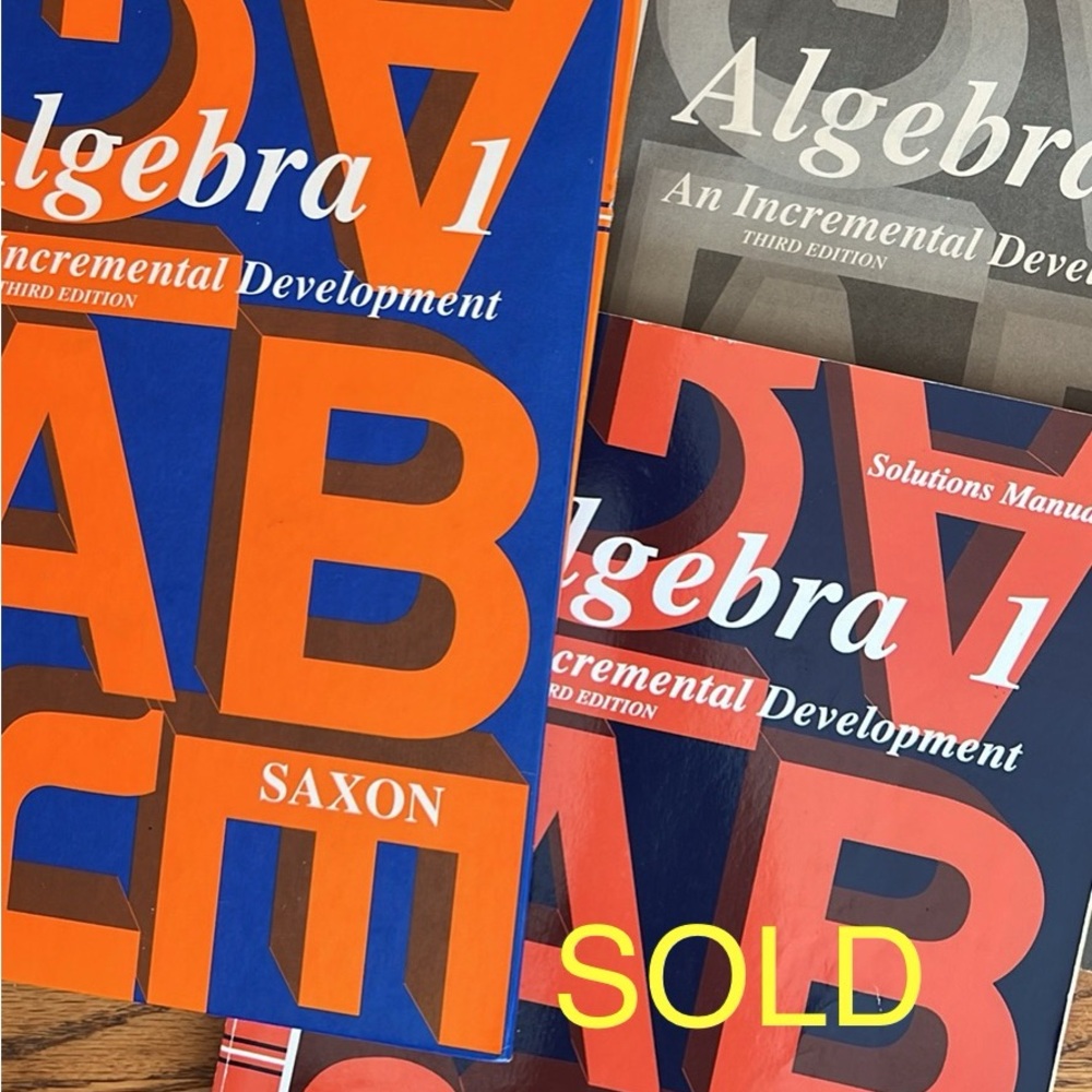 Saxon Math — Algebra 1 - Full curriculum plus DVD teaching set